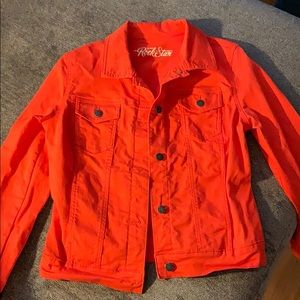 Colored denim jacket